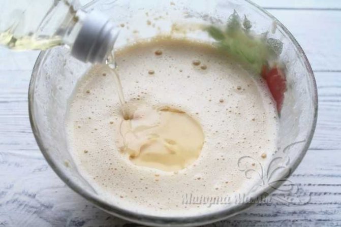 добавляем масло