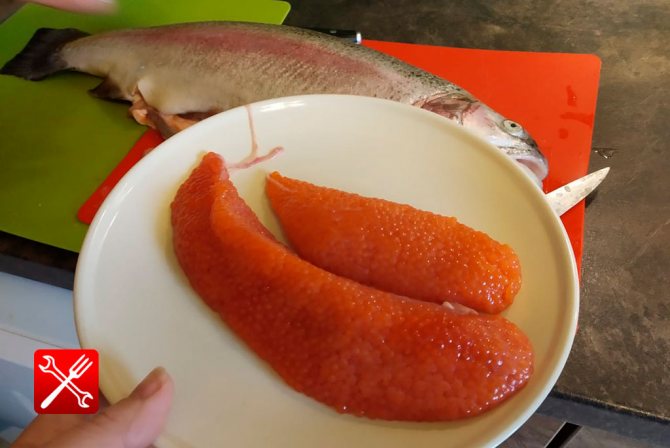 Два ясытка с икрой