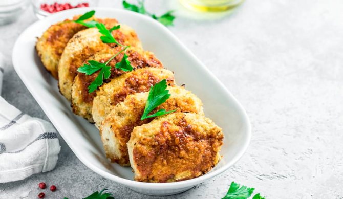 Котлеты из зеленой чечевицы с шампиньонами