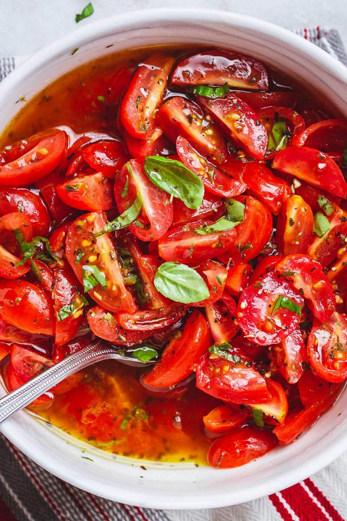 помидоры кусочками