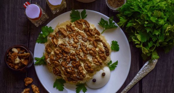 Салат Черепашка с курицей и грецкими орехами — пошаговые рецепты очень вкусного и красивого салата