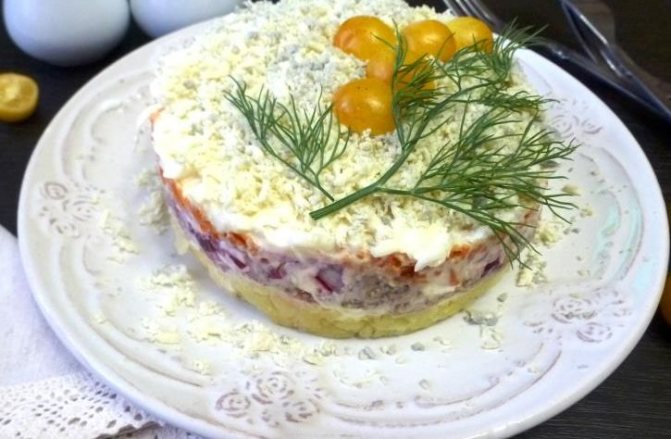 Салат из печени минтая консервированной - очень вкусные рецепты приготовления салата
