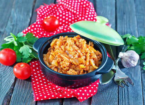 свинина с капустой рецепты